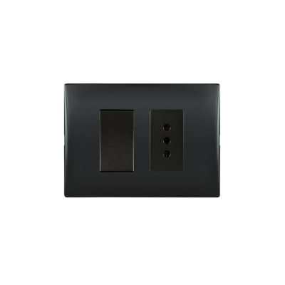 INTERRUPTOR SIMPLE 9/12 + TOMACORRIENTE 10A ANDES LEXO1