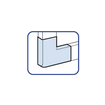 ANGULO PLANO PARA CANALETA PVC