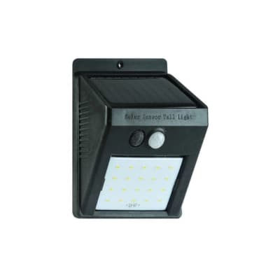 APLIQUE SOLAR CON SENSOR LUZ FRIA VKB1