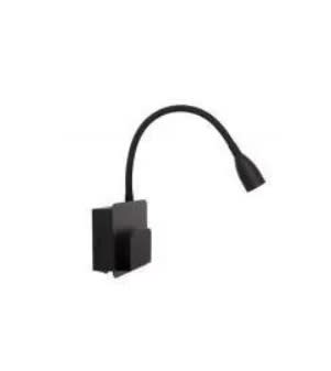 APLIQUE LECTURA LED 3W LUZ CALIDA C/PUERTO USB