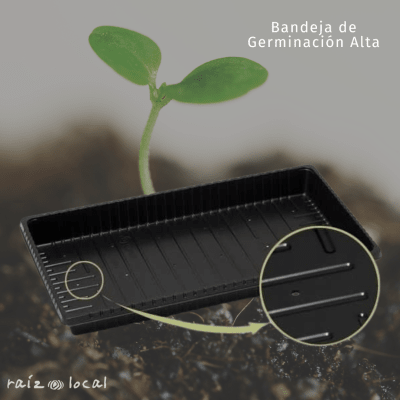 Bandeja de Germinación Alta - 1.5mm Espesor para Hidroponía