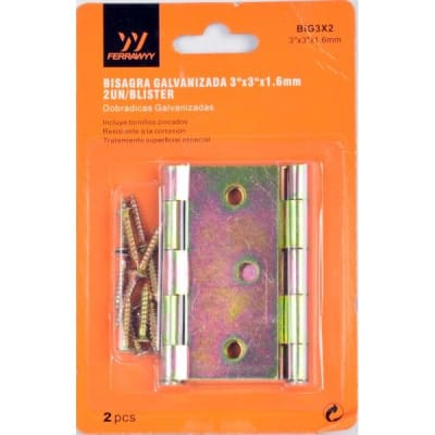 BISAGRA GALVANIZADA 2PCS UYUSTOOLS1
