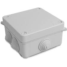 CAJA ESTANCA IP65 TERMOPLASTICO CON 2 CONOS