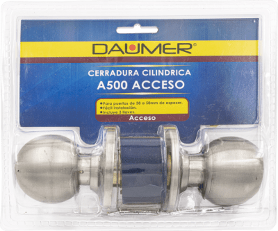 CERRADURA POMO CILINDRICA DAUMER US32D