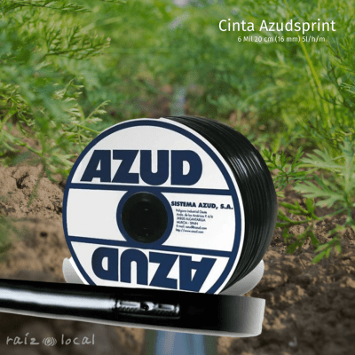 Cinta de Riego Azudsprint 6 Mil 16mm con Gotero Integrado 5 L/H/M