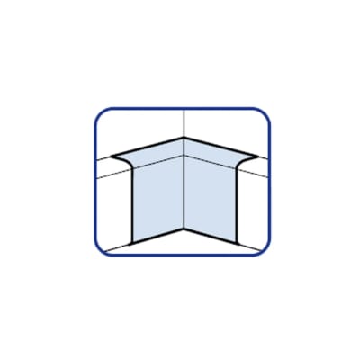 CURVA INTERIOR PARA CANALETA PVC1