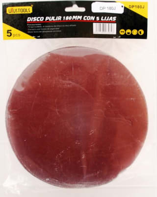 DISCO PULIR CON 5 LIJAS UYUSTOOLS1