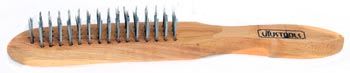 ESCOBILLA ACERO MANGO MADERA UYUSTOOLS