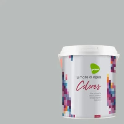 ESMALTE AL AGUA DECO GRIS PERLA PASSOL1