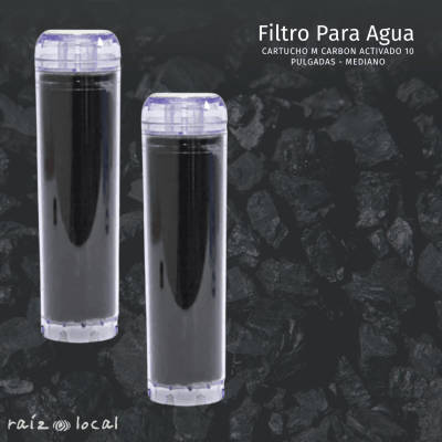 Filtro para Agua 10” Mediano con Entrada/Salida 1”