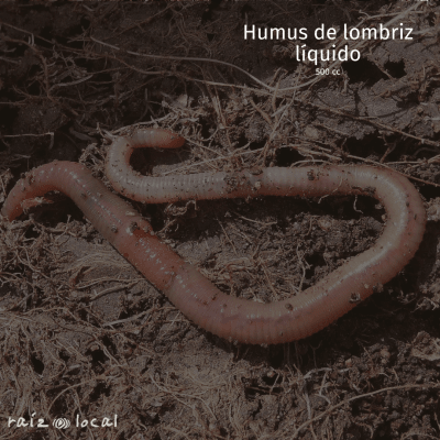 Humus de Lombriz Líquido 500cc - Fertilizante Orgánico Líquido para Plantas Saludables