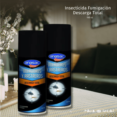 Insecticida Descarga Total AE 150 cc - Control Integral de Insectos