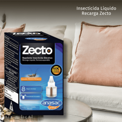 Insecticida Líquido Recarga Zecto 1 UN - Protección Total