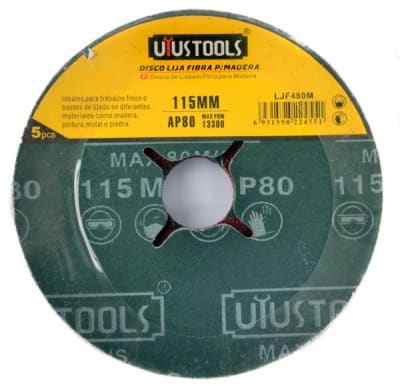 DISCO LIJA FIBRA P/MADERA 4 1/2