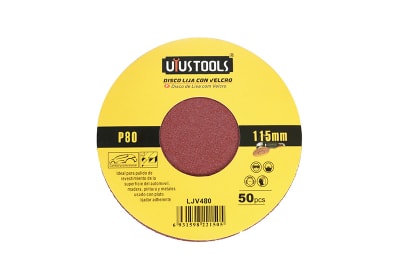 DISCO DE LIJA CON VELCRO 4 1/2 UYUSTOOLS