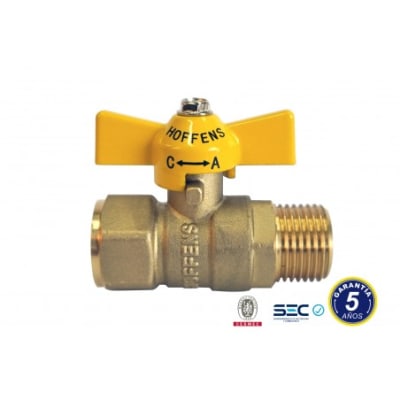 LLAVE DE PASO GAS HOFFENS