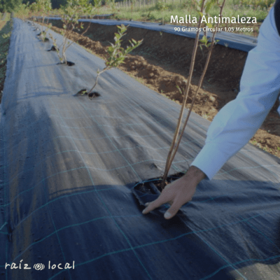 Malla Antimaleza 90 gramos Circular 1.05 metros Protekta Control de Malezas