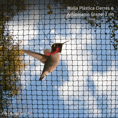 Malla Plástica Antipájaro 2MT 1M – Protección Eficaz contra Aves