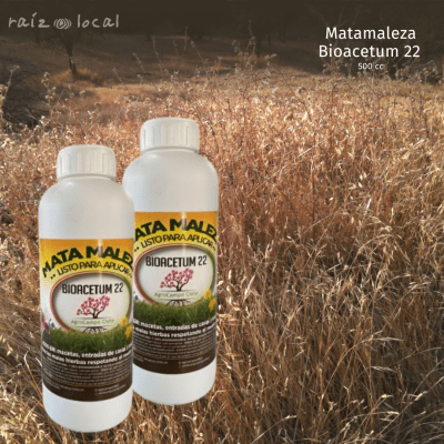 Matamaleza Bioacetum 22 500cc - Herbicida Natural y Ecológico