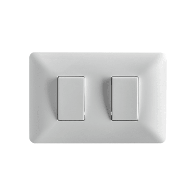INTERRUPTOR EMBUTIDO DOBLE 9/15 10A STANFORD