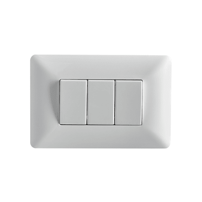 INTERRUPTOR EMBUTIDO TRIPLE 10A STANFORD