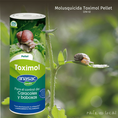 Molusquicida Toximol Pellet 250 g - Control Eficaz de Caracoles