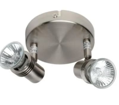 PLAFON HAT 2 LUCES GU10 BP