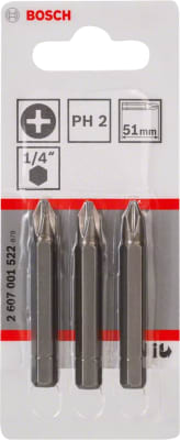 PUNTA DESTORNILLADOR PH2 51MM BOSCH1