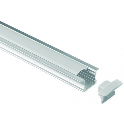 PERFIL EMB. C/ACRILICO CINTA LED 2MTS