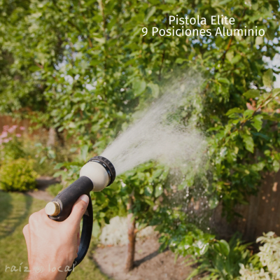 Pistola de riego Elite 9 Posiciones Aluminio