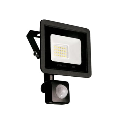 REFLECTOR LED C/SENSOR LUZ FRIA NEGRO VERLUX