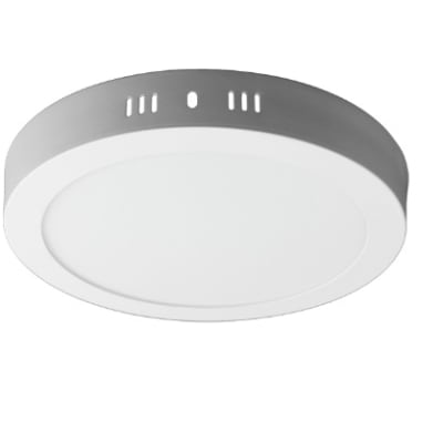 PANEL LED SOBREPUESTO REDONDO LUZ CALIDA DRL