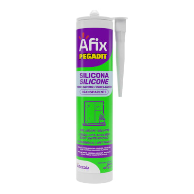 SILICONA VIDRIO Y ALUMINIO 280ML AFIX1