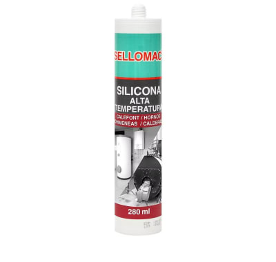 SILICONA ALTA TEMPERATURA ROJO SELLOMAC