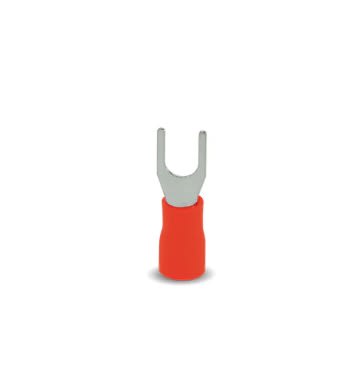 TERMINAL HORQUILLA ROJO 16-22AWG 3,2MM. LEXO