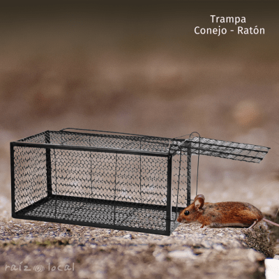 Jaula Trampa para Conejos y Ratones - Resistente y Segura para Interior y Exterior