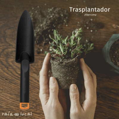 Trasplantador FiberComp Fiskars – Herramienta Precisa y Ligera