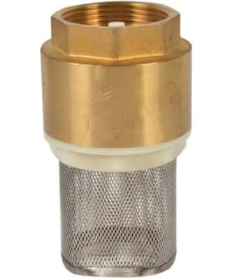 VALVULA PIE FILTRO ACERO INOX