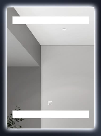 ESPEJO RECTANGULAR C/LUZ LED ARRIBA2