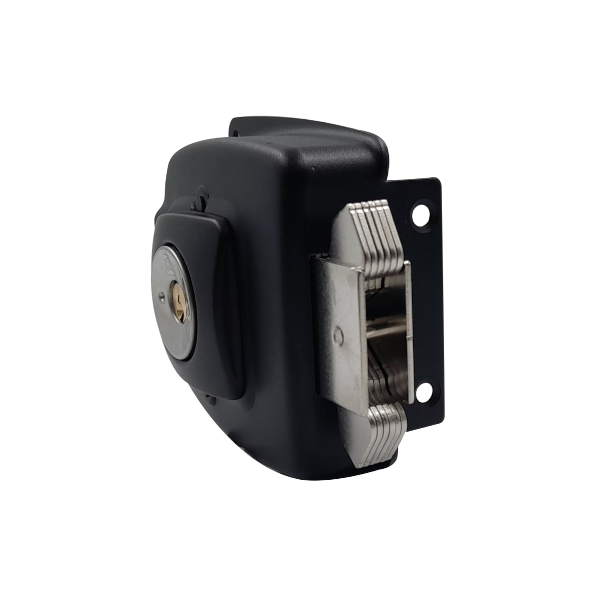 CERRADURA SOBREPONER PORTON CORREDERA CIL.FIJO 30MM2