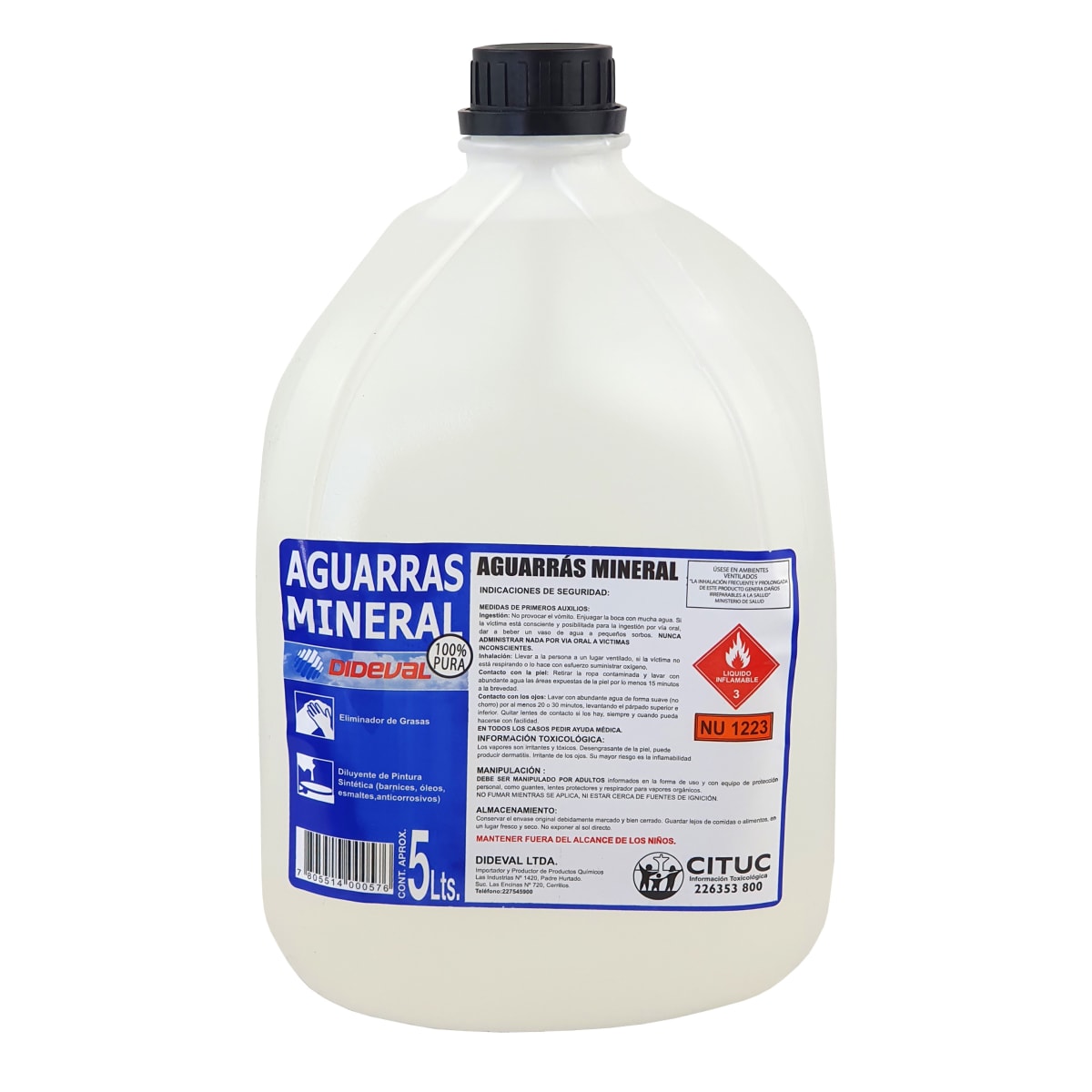 AGUARRAS MINERAL QUIMICA UNIVERSAL2