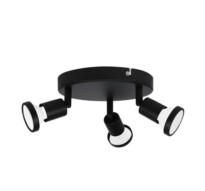 PLAFÓN LUCES C/ANILLO 3XGU10 LEXO2