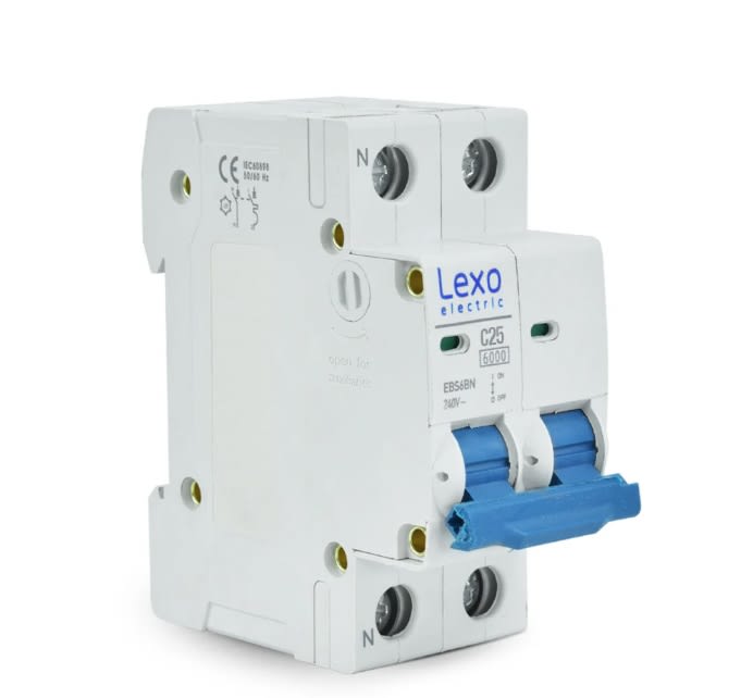 INTERRUPTOR AUTOMATICO BIPOLAR 6KA LEXO4