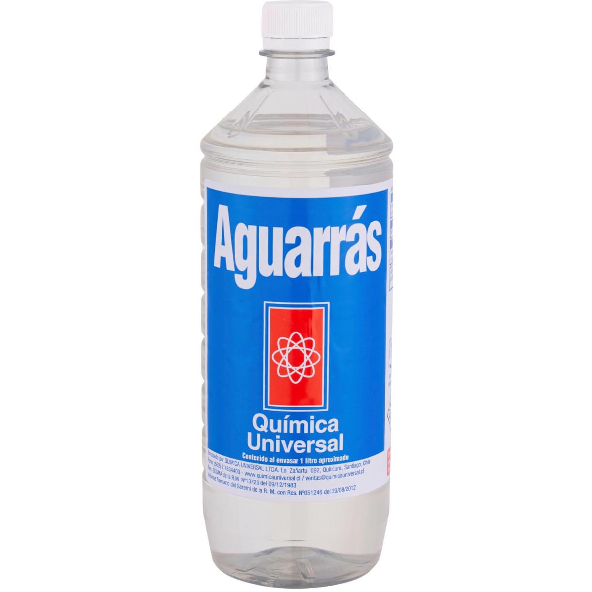 AGUARRAS MINERAL QUIMICA UNIVERSAL 0