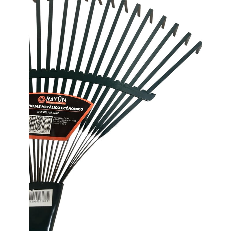 BARRE HOJAS METALICO C/MANGO RAYUN2
