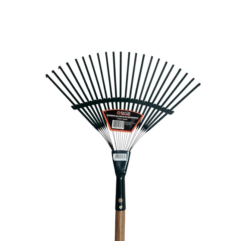 BARRE HOJAS METALICO C/MANGO RAYUN3