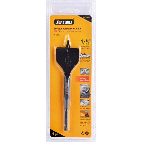 BROCA MADERA PLANA UYUSTOOLS4