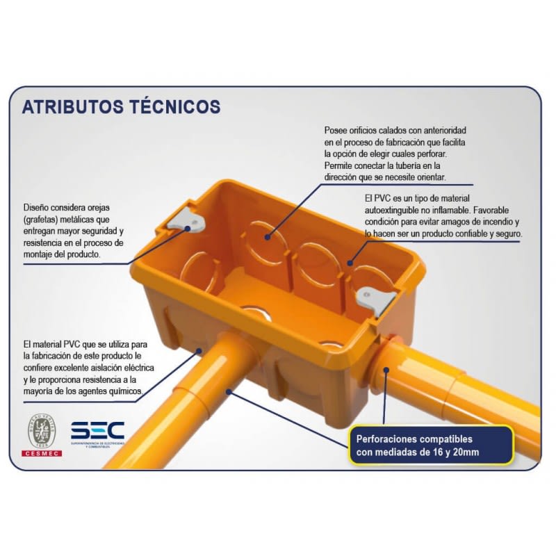 CAJA ELECTRICA LOZA CON OREJA METALICA2