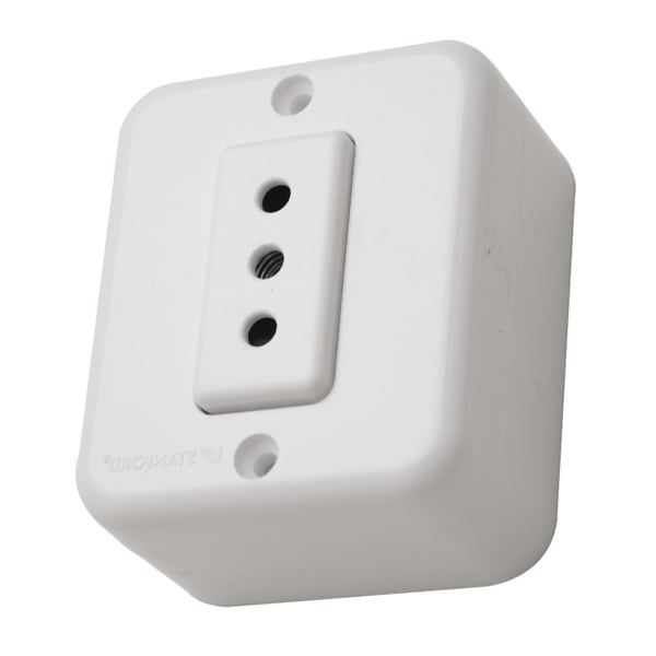 CASQUETE ARMADO BLANCO STANFORD TOMACORRIENTE 0