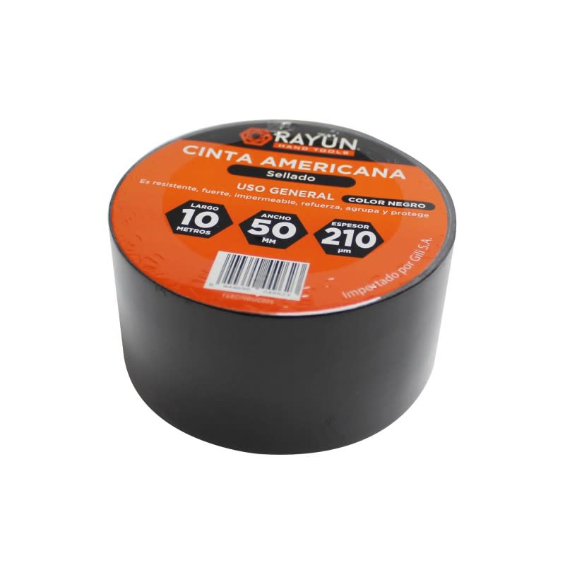 CINTA TELA DUCT TAPE 50MM X 10M RAYUN 0